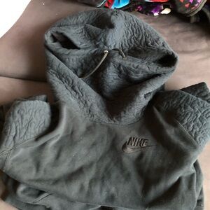 Nike Quilted Rally Hoodie Cowl Neck Women’s Size Medium